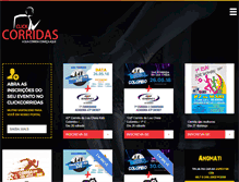 Tablet Screenshot of clickcorridas.com.br